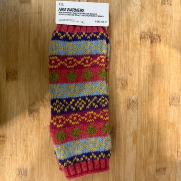 Retro Boho Fair Isle Arm Warmer - Picture 1 of 16